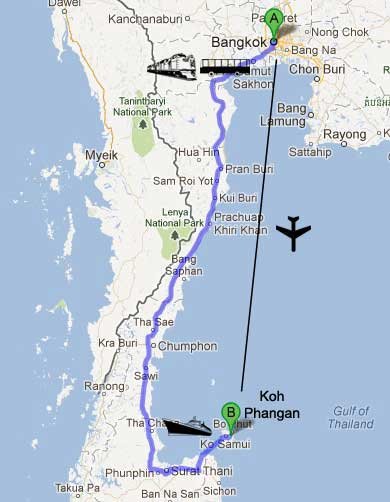 bangkok to koh phangan